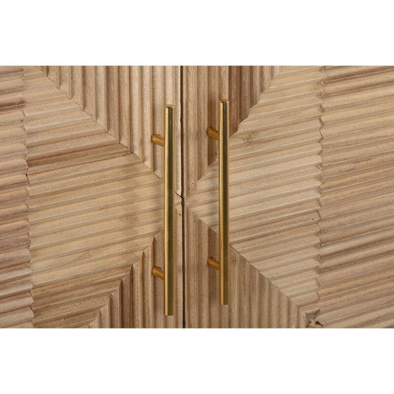 Buffet DKD Home Decor Doré Marron Clair Bois MDF 100 x 44 x 118 cm