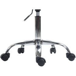 Fauteuil de bureau Lucy V2 en tissu gris foncé