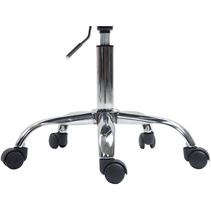 Fauteuil de bureau Lucy V2 en tissu gris foncé