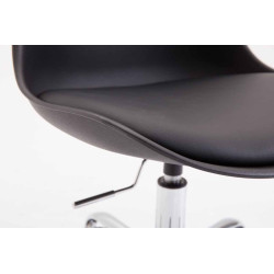 Fauteuil de bureau Toulouse, plastique noir