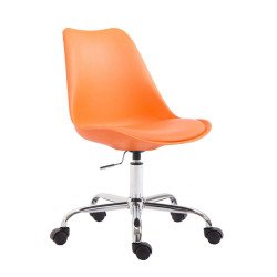 Fauteuil de bureau Toulouse, plastique orange