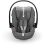 Coque Auto bébé Cloud G CYBEX i-Size - Inclinable - Tissu respirant - Homologation avion - Moon Black