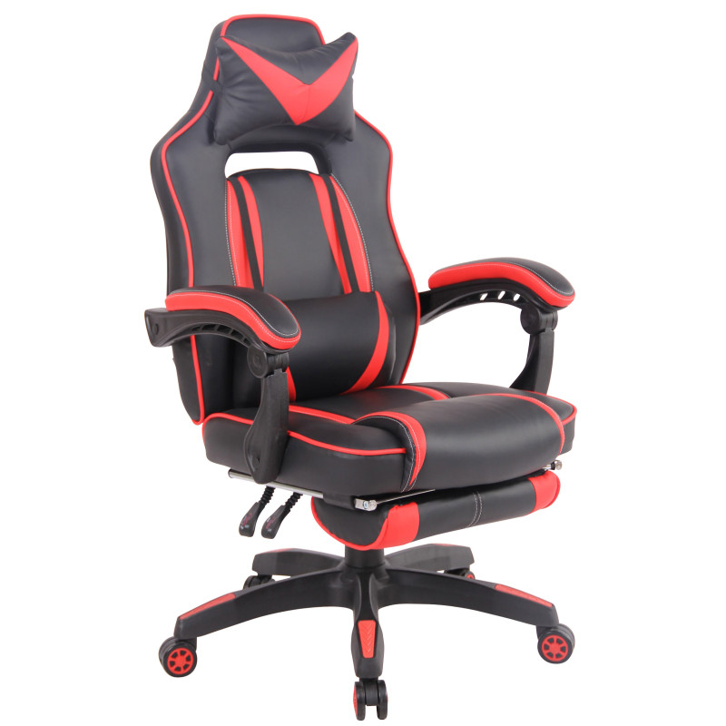 Sedia Gaming Heat In Similpelle nero/rosso
