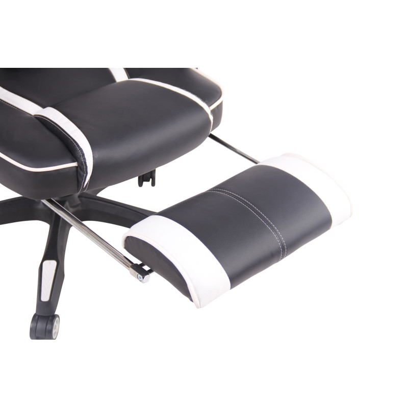 Fauteuil de bureau Heat noir/blanc