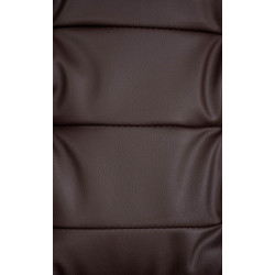 Fauteuil de bureau Oxygen en cuir artificiel marron