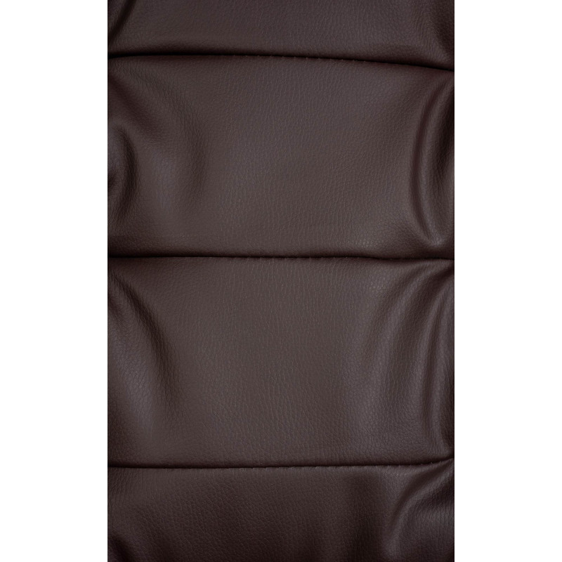 Fauteuil de bureau Oxygen en cuir artificiel marron