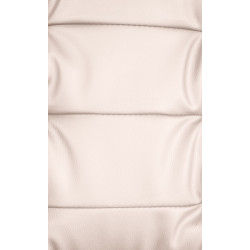 Fauteuil de bureau Oxygen cuir artificiel crème