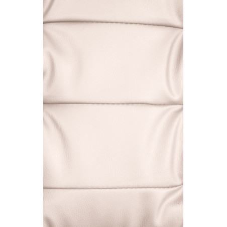 Fauteuil de bureau Oxygen cuir artificiel crème