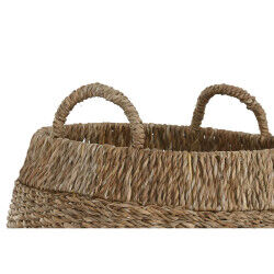 Set de basket Home ESPRIT Naturel Métal Herbier marin Boho (3 Pièces)