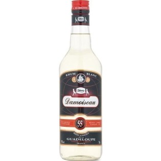 Rhum Damoiseau - Rhum agricole blanc - Guadeloupe - 55%vol - 70cl