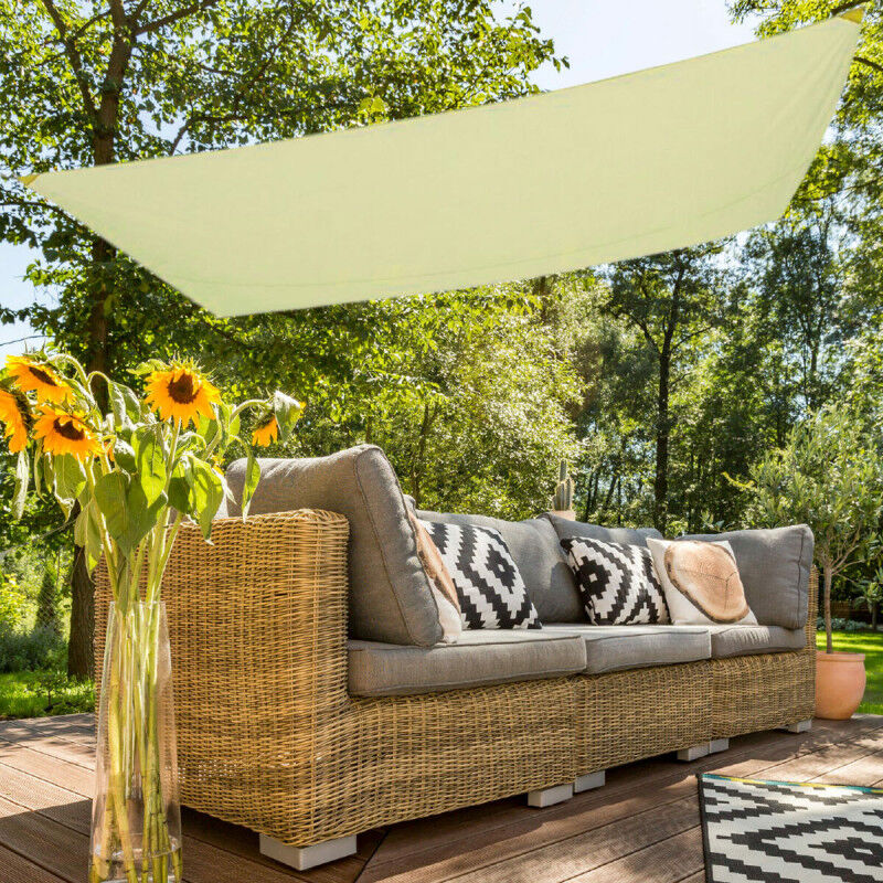 Voile d'ombrage Aktive Crème 200 x 0,5 x 300 cm Rectangulaire (6 Unités)