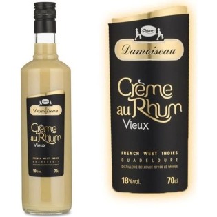 Damoiseau Creme au rhum vieux - Liqueur spiritueuse - Guadeloupe - 18%vol - 70cl