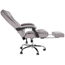Chaise de bureau Oxygen, tissu gris