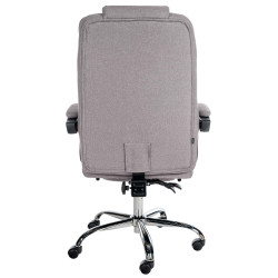 Fauteuil de bureau Oxygen tissu gris
