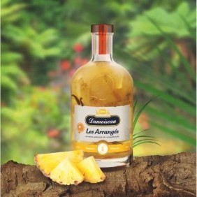 Rhum Damoiseau - Les Arrangés Ananas Vanille - Rhum agricole - Guadeloupe - 30% - 70 cl