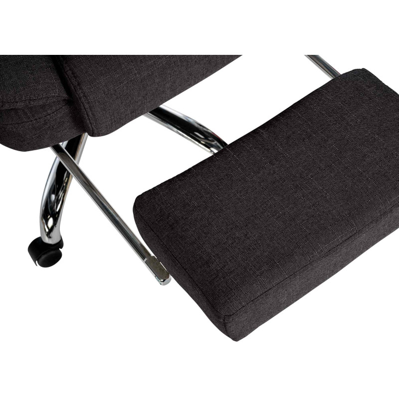 Fauteuil de bureau Oxygen tissu noir