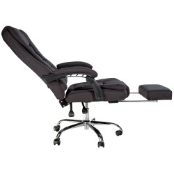 Fauteuil de bureau Oxygen tissu noir