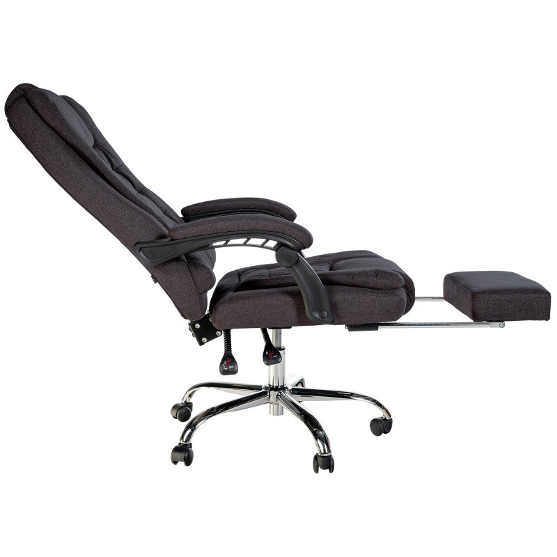 Fauteuil de bureau Oxygen tissu noir