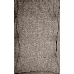 Fauteuil de bureau Oxygen tissu taupe