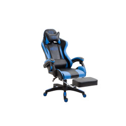 Poltrona gaming IGNITE in similpelle Nero/blu