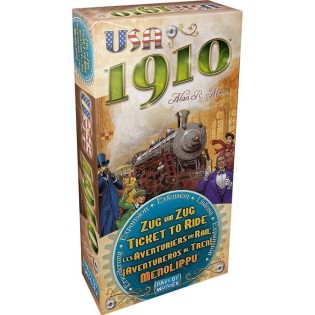 LES AVENTURIERS DU RAIL Extension USA 1910 - Jeu de société de Stratégie - Asmodee - AVE11