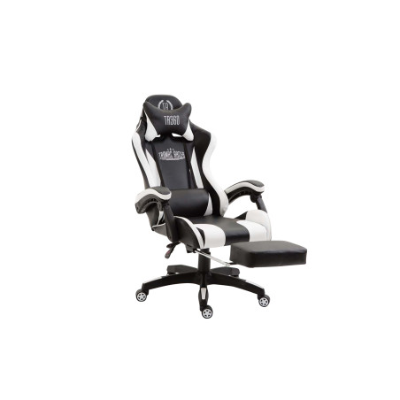 Fauteuil de bureau Ignite, noir/blanc, similicuir
