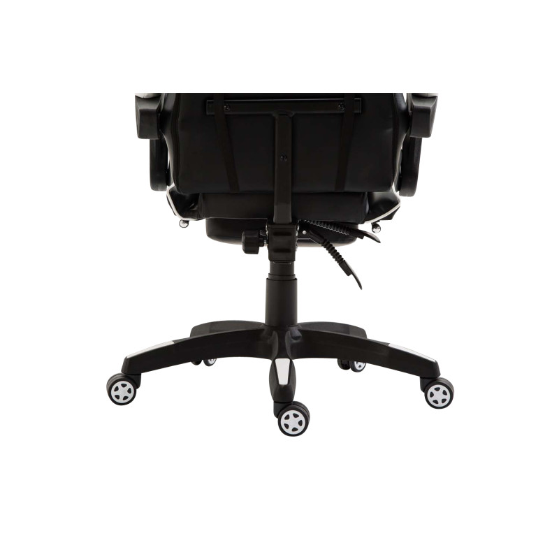 Fauteuil de bureau Ignite, similicuir, noir et blanc