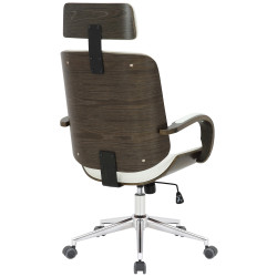 Fauteuil de bureau Dayton gris blanc/gris