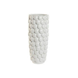 Vase Home ESPRIT Blanc Grès...
