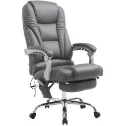 Fauteuil de bureau Pacific avec fonction massage V2 gris