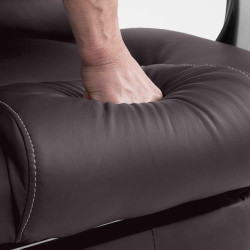 Fauteuil de bureau Pacific avec fonction massage V2 marron