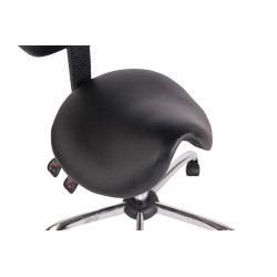 Tabouret de travail noir Stuttgart