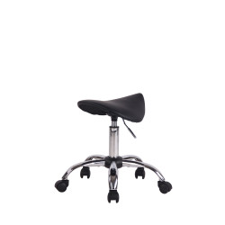 Tabouret de travail Augsburg noir