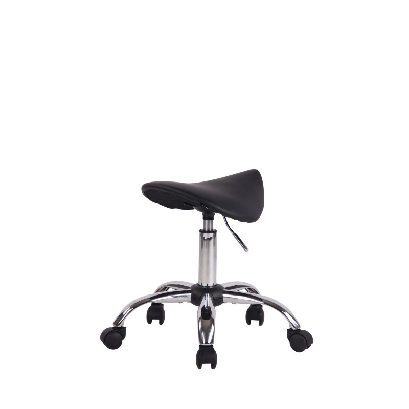 Tabouret de travail Augsburg noir