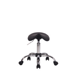 Tabouret de travail Augsburg noir