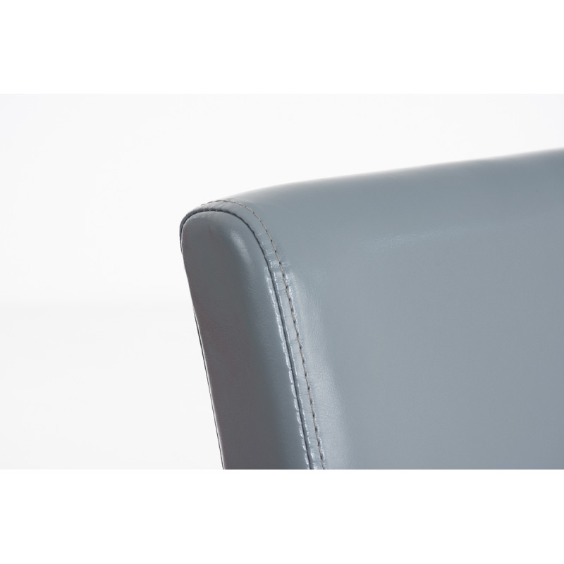 Chaise de salle à manger Ina marron foncé gris