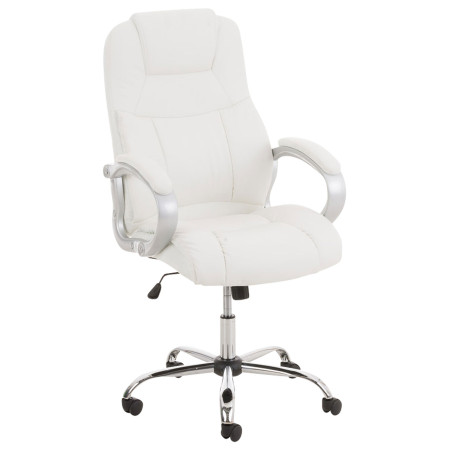 Fauteuil de bureau BIG Apoll, similicuir V2, blanc