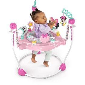 Sauteur et activités Disney Baby MINNIE MOUSE -  BRIGHT STARTS - Forever Bestie - Avec lumieres et chansons - 6 mois et plus