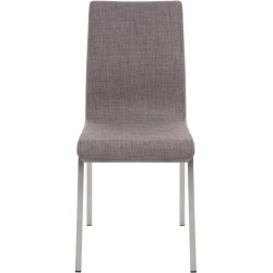 Chaise de salle à manger Colmar TISSU gris