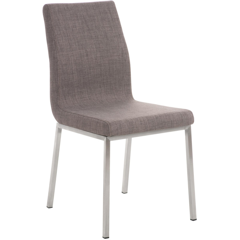 Chaise de salle à manger Colmar TISSU gris