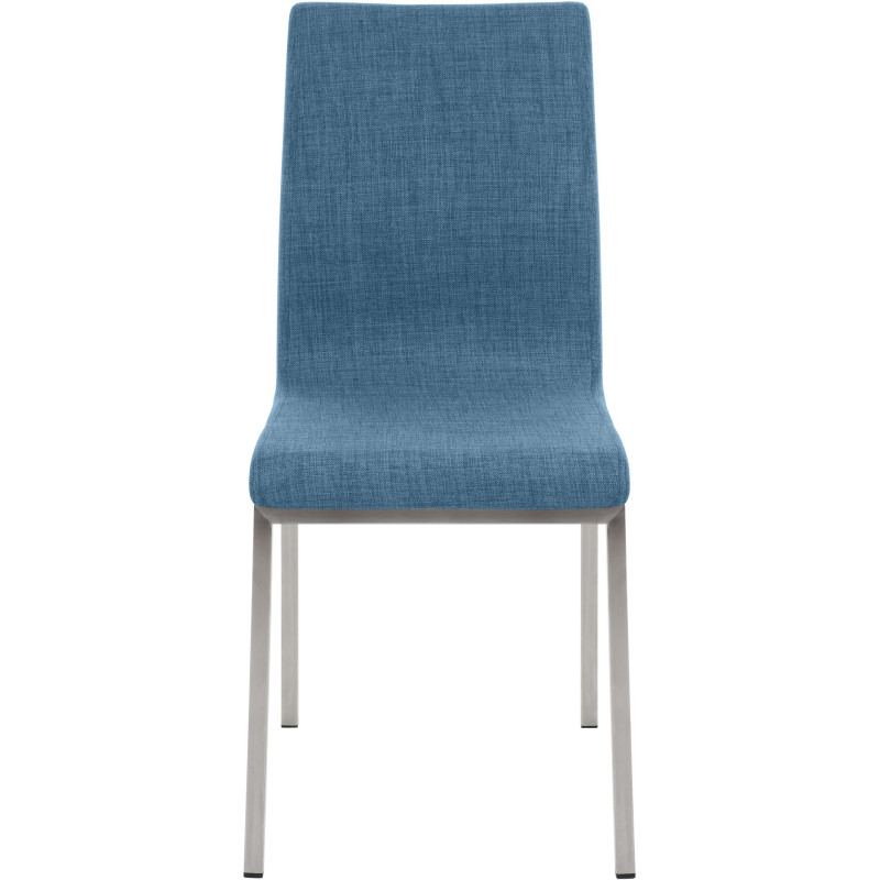 Chaise de salle à manger Colmar TISSU bleu