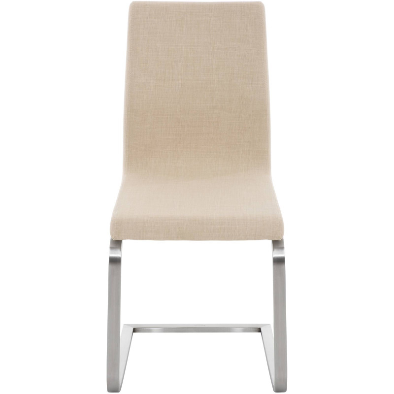 Chaise de salle à manger Belfort TISSU crème
