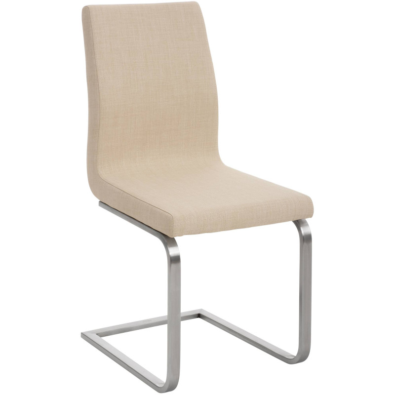 Chaise de salle à manger Belfort TISSU crème