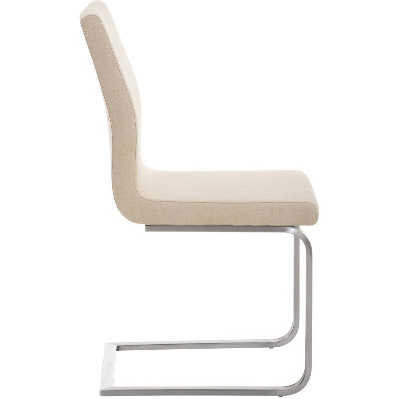 Chaise de salle à manger Belfort TISSU crème
