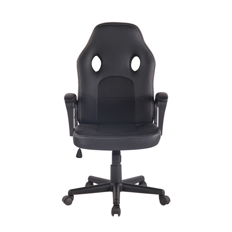 Sedia Gaming Elbing In Similpelle nero/nero