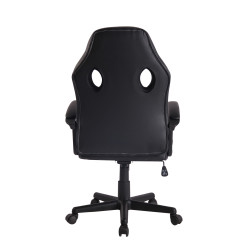 Fauteuil de bureau Elbing noir/noir
