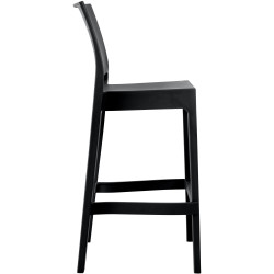 Ensemble de 2 tabourets de bar Maya noir