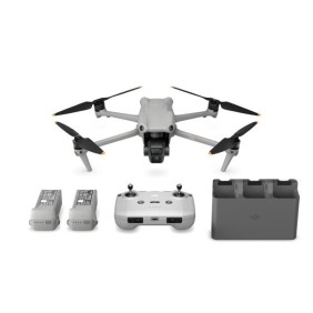 Drone pliable DJI Air 3 Fly More Combo RC-N2 avec double caméra 48MP et 4K HDR - Gris