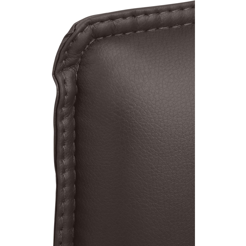 Chaise visiteur Seattle brun