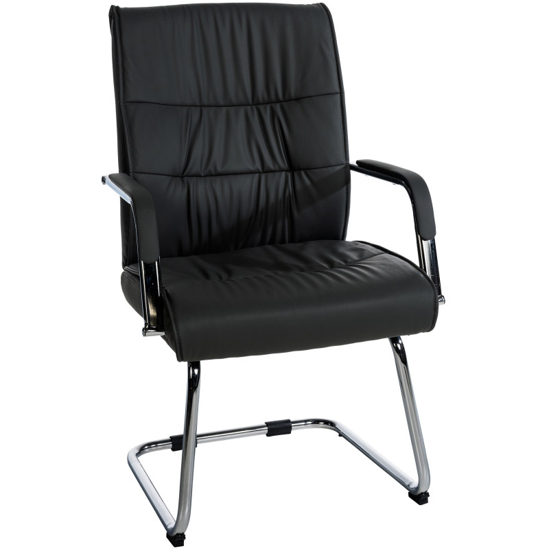 Chaise visiteur Sievert noir